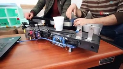 robot -  Üniversite öğrencisinden yerli ve milli katı atık ayrıştırma sistemi Videosu