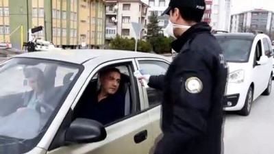 Ankara-Konya kara yolunda koronavirüs denetimi yapılıyor