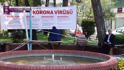 Aydın'da koronavirüs uyarılarına rağmen bazı noktalarda yoğunluk gözlendi