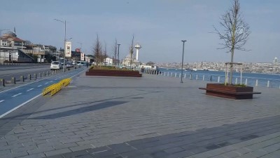kalaba - Üsküdar ve Kadıköy sahili boş kaldı - İSTANBUL Videosu