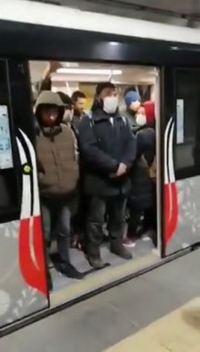 kirazli - Yenikapı - Kirazlı metrosunda yoğunluk Videosu