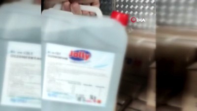 sahte urun -  Adana'da sahte dezenfektan operasyonu Videosu
