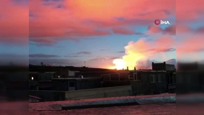 dogalgaz hatti -  Ağrı’da doğal gaz boru hattı patladı Videosu