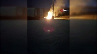 dogalgaz hatti -  Ağrı’da doğalgaz boru hattı patladı Videosu