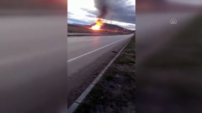 boru hatti - Ağrı'da Türkiye-İran doğal gazboru hattında patlama Videosu