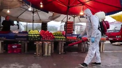 la paz - Akçakoca Belediyesinin koronavirüs önlemleri sürüyor - DÜZCE Videosu