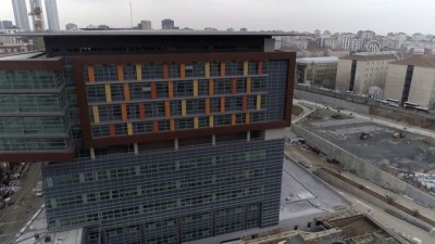 Göztepe Şehir Hastanesi'nde hizmet için geri sayım başladı (DRONE) - İSTANBUL