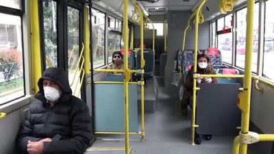  İstanbul’da otobüs şoföründen ilginç “korona virüs” önlemi