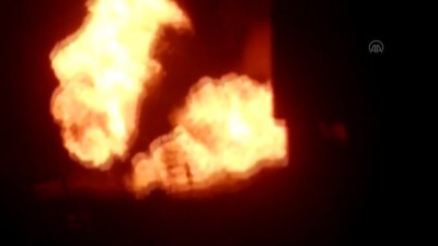 gaz akisi - Türkiye-İran doğal gaz boru hattında patlama (2) - AĞRI Videosu