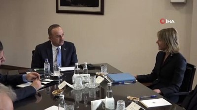  Dışişleri Bakanı Çavuşoğlu, BM Daimi Temsilcisi Kelly Craft'ı kabul etti