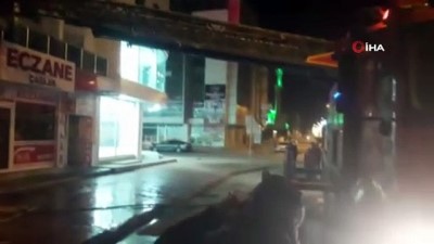  Erciş’te yangın, 8 iş yerinde hasara neden oldu