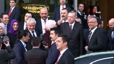  Cumhurbaşkanı Erdoğan Üsküdar’da nikah törenine katıldı