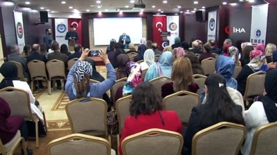 kadinlar gunu -  HAK-İŞ Genel Başkanı Arslan, 81 ilden gelen kadın komite başkanlarıyla bir araya geldi Videosu