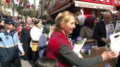 sumbul dagi -  Bağcılar Belediyesi’nden Kadınlar Günü'nde 10 bin sümbül Videosu