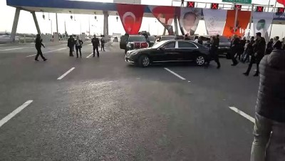  Cumhurbaşkanı Erdoğan, Kuzey Marmara Otoyolu Kınalı-Odayeri Kesiminde test sürüşü gerçekleştirdi