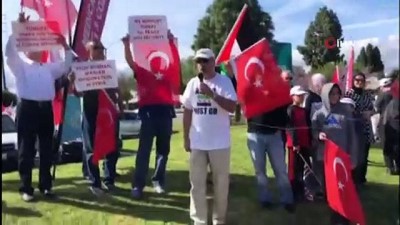  - Los Angeles'ta, İdlib'deki Türk askerlerine destek gösterisi
