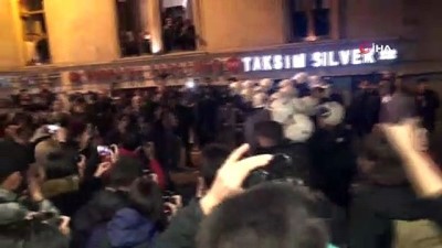 polis mudahale -  Taksim’de izinsiz gösteride 34 kişi gözaltına alındı Videosu