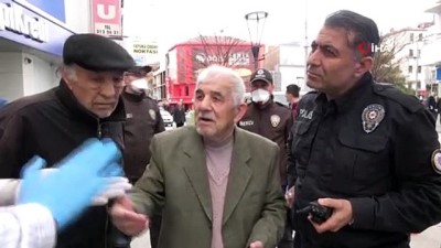 polis araci -  86 yaşında uyarılara aldırmayan vatandaş: “Araba benzin yakıyor, devlete zarar vermeyelim” Videosu