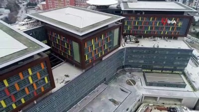ameliyathane -  İnşaatında sona gelinen 1000 yataklı Göztepe Şehir Hastanesi havadan görüntülendi Videosu