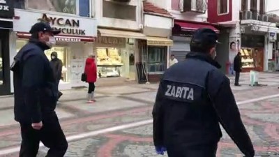 Trakya'da 'evde kal' çağrısına soğuk havanın da etkisiyle uyuluyor - EDİRNE