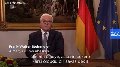 euro - Almanya Cumhurbaşkanı Steinmeier: Covid-19 salgını insanlığımız için bir sınav Videosu