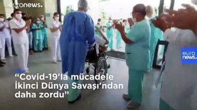 euro - Brezilyalı 99 yaşındaki İkinci Dünya Savaşı gazisi Covid-19'a karşı verdiği mücadeleyi kazandı Videosu