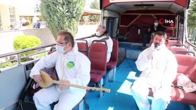 saglik calisanlari -  Elazığ'da tur otobüsüyle, huzur evi sakinlerine konser Videosu