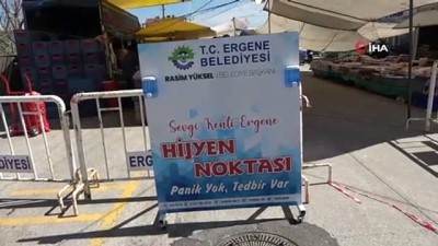 semt pazarlari -  Ergene Belediyesi el dezenfektan üniteleri üretti Videosu