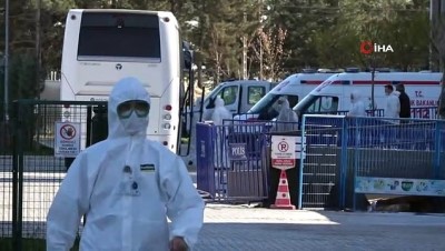 sparta -  Kuveyt’ten gelen 349 Türk vatandaşından 75’i Isparta’da karantina altına alındı Videosu