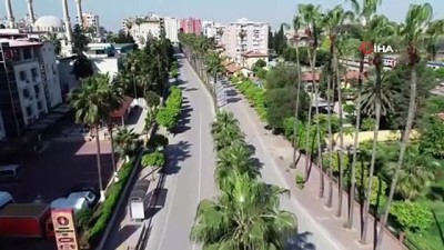kapsam disi -  Adana’nın cadde ve sokakları bomboş kaldı Videosu