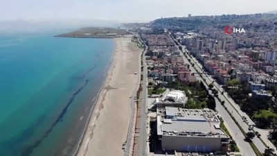  - Atakum'dan kartpostallık görüntüler
- Sokağa çıkma kısıtlamasından ardından boşalan Atakum ilçesi havadan görüntülendi