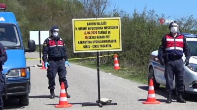  Bartın’da bir köy ve 3 bina karantina altına alındı