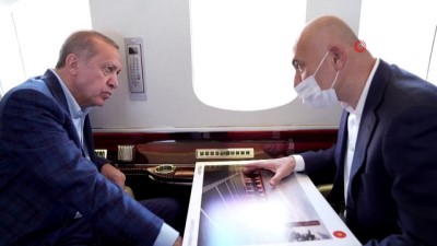 ikitelli -  Cumhurbaşkanı Erdoğan, pandemi hastanelerini havadan inceledi Videosu