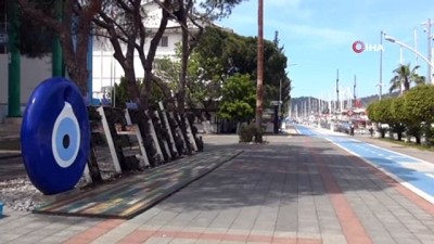  Fethiye sokaklarını sessizlik bürüdü