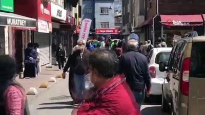  İstanbul’da yasağa saatler kala vatandaşlar alışverişe akın etti
