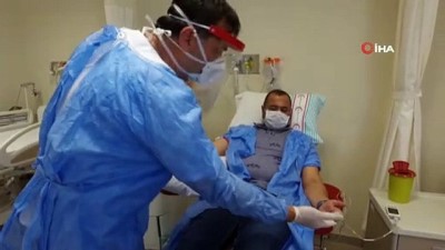 gurbetci -  Kayseri Şehir Hastanesi'nde İmmün Plazma yönteminde ilk örnek alındı Videosu