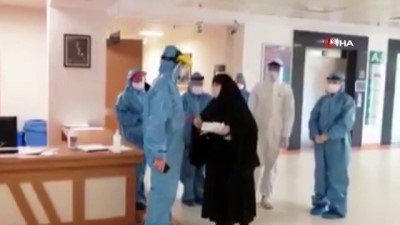  Korona virüsü yenen 75 yaşındaki Gülname nine penguen dansı ile taburcu edildi