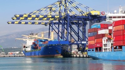 gemi trafigi -  Korona virüsün etkisi ile İskenderun Körfezi'ne gelen gemi sayısı yüzde 10 arttı Videosu