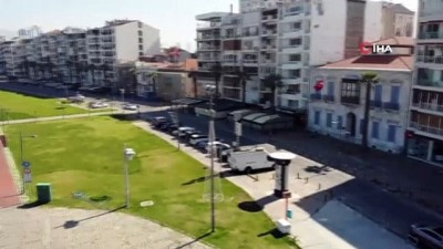 kalaba -  Sokağa çıkma kısıtlamasının ardından İzmir boş kaldı Videosu