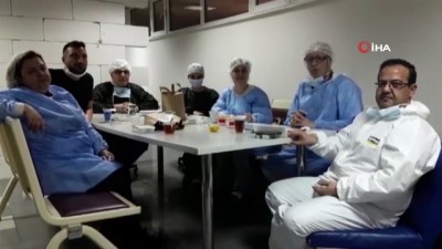  Vatandaşlardan sağlık çalışanlarına ev yemeği ikramı