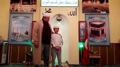 koy imami -  10 yaşındaki Emir, sağlık çalışanları ve teyzesi için dua etti Videosu