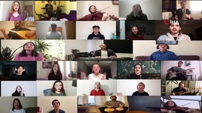 youtube -  Gönülden Gönüle Müzik Topluluğu'ndan “Evde Kal Türkiyem” şarkısı Videosu