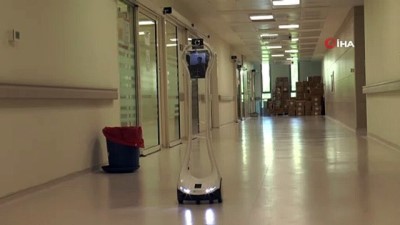 saglik personeli -  Koronalı hastalar bu robotla kontrol ediliyor Videosu