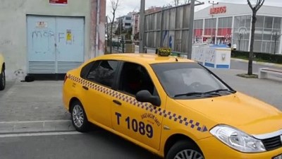 Taksi şoföründen koronavirüse brandalı önlem - KIRKLARELİ