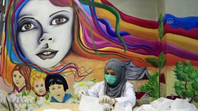 toplum merkezi - Türk Kızılay Toplum Merkezleri maske üretiyor - GAZİANTEP Videosu