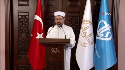  Diyanet İşleri Başkanı Erbaş, “2020 Yılı Ramazan Ayı” tanıtım toplantısında konuştu