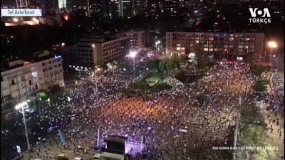 protesto - İsrail’de Sosyal Mesafeli Protesto Videosu