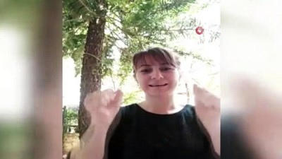 isitme engelliler -  Öğretmen ve velilerden işaret dilinde 'Evde Kal' şarkısı Videosu