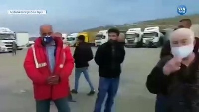 tampon bolge - Tır Şoförleri İran Sınırında Mahsur Kaldı Videosu