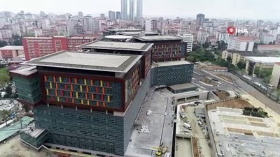ameliyathane -  İnşaatında sona gelinen Göztepe Şehir Hastanesi havadan görüntülendi Videosu